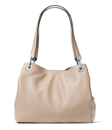 michael kors signature raven large tote navy and white|michael kors raven large tote.